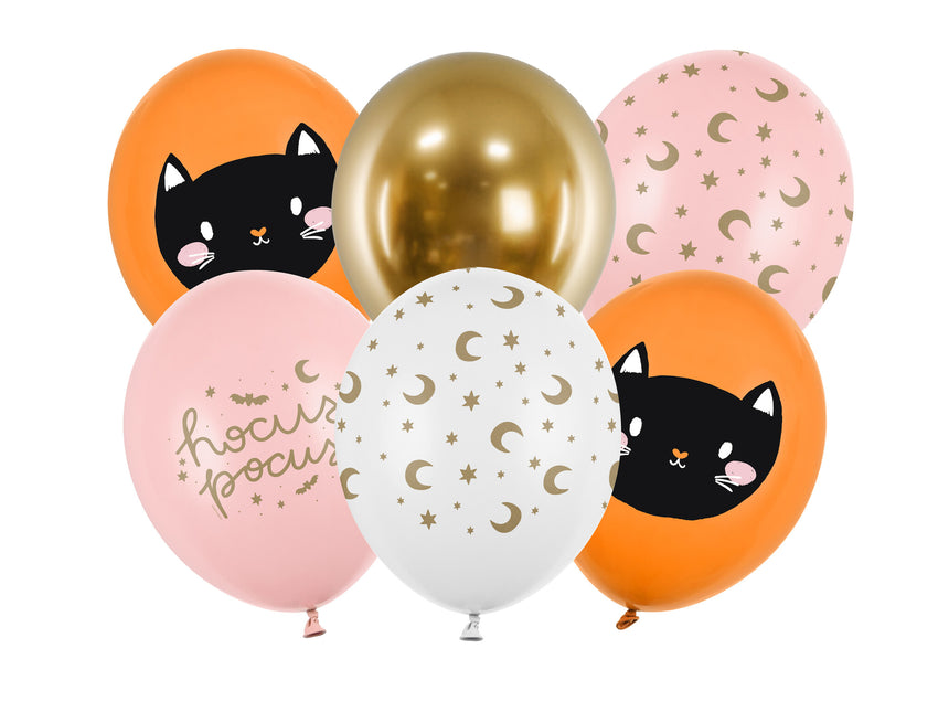 Bunte Halloween Ballons 30cm 50Stück