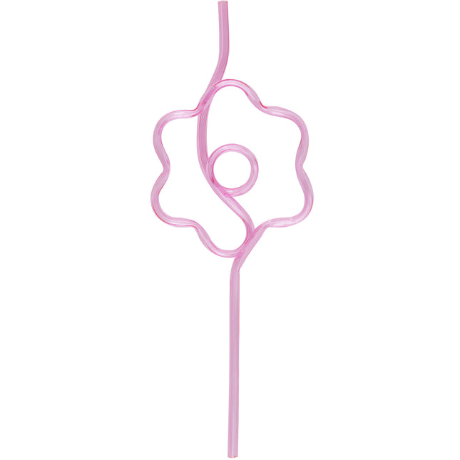 Bunte Strohhalme Blume 5 Stk.