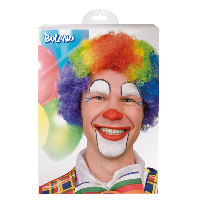 Bunte Perücke Lockenclown