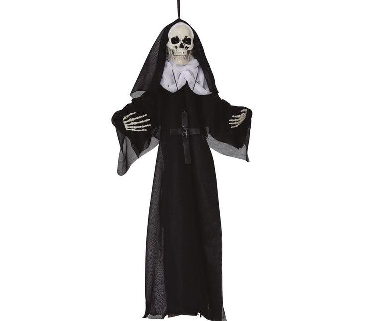 Halloween Hängende Nonne Skelett 50cm
