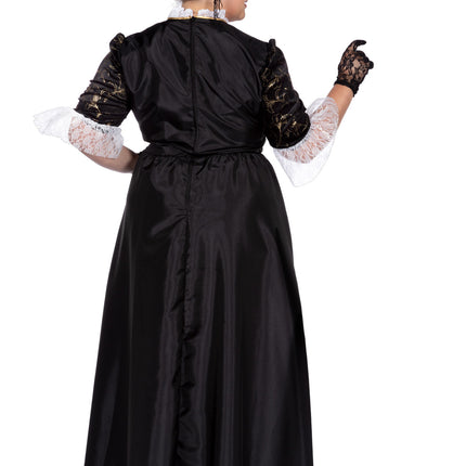 Mittelalterliches Kleid Schwarz