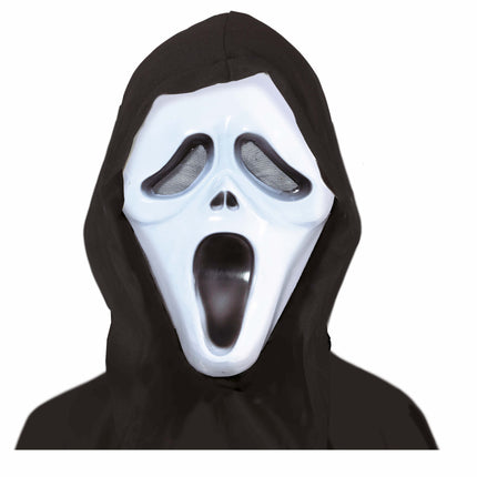 Schwarz-weiße Halloween Maske Geist Kind
