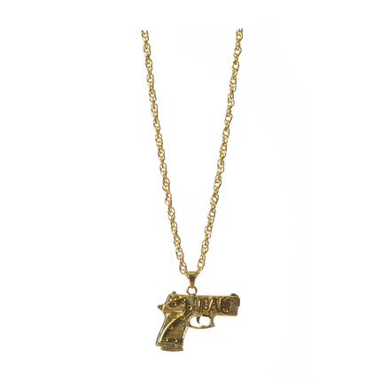 Gewehre Halskette Gold