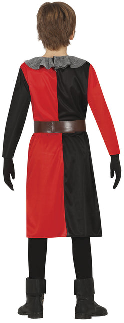 Ritter Kostüm Rot Schwarz Junge
