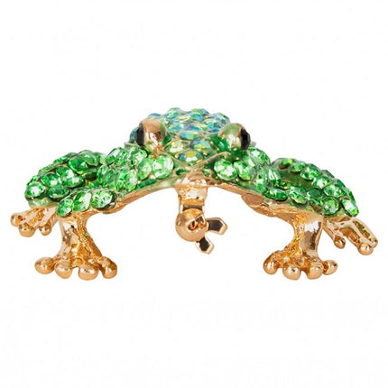 Brosche Frosch 5X4.5Cm