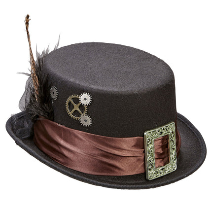 Hut Steampunk Schnalle