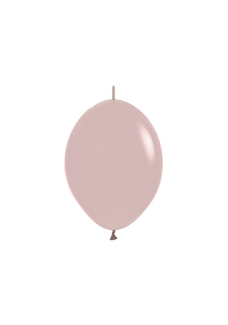 Ballons Pastell Dämmerung Rose 15cm 50Stk