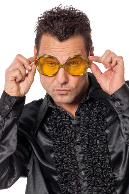 Gelbe Brille 70er Jahre