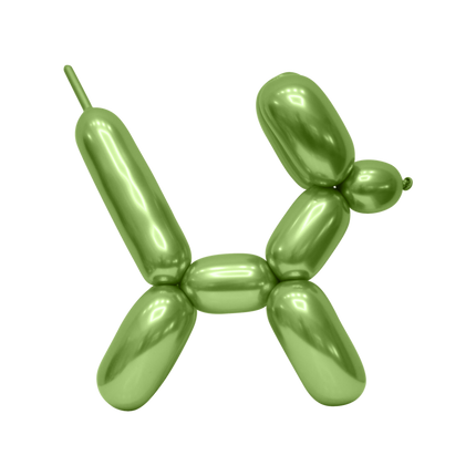 Grüne Modellierballons 100 Stck.
