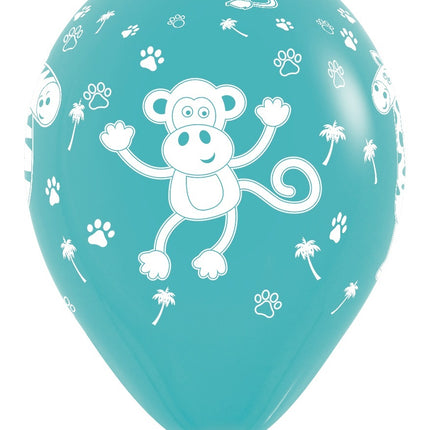 Ballons Dschungel Tiere Mode Mix 30cm 25Stk