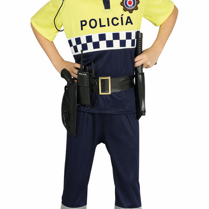 Polizei Kostüm Kind Gelb