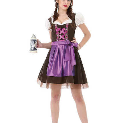 Dirndlkleid Oktoberfest Lila