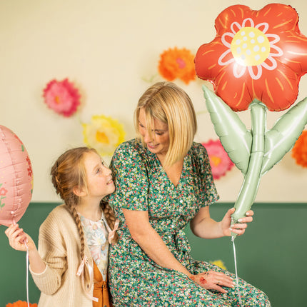 Helium Ballon Blume Leer 75cm