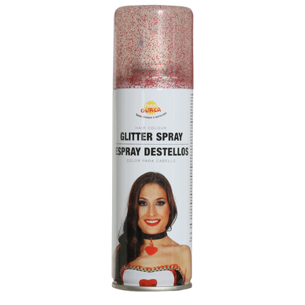 Haarspray Glitter Rot 125ml