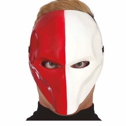 Rot-Weiße Maske