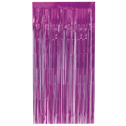 Fuchsia Türvorhang Metallic 2m