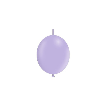 Fliederfarbene Knopfballons 15cm 100 Stück