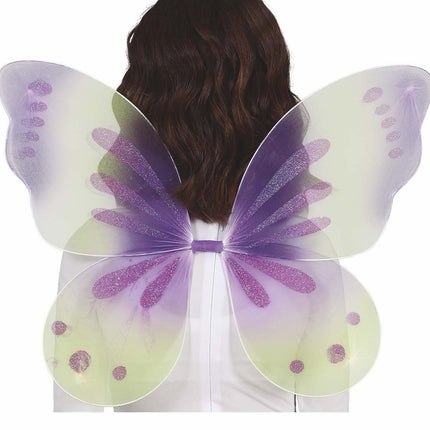 Lila Grüne Flügel 40cm