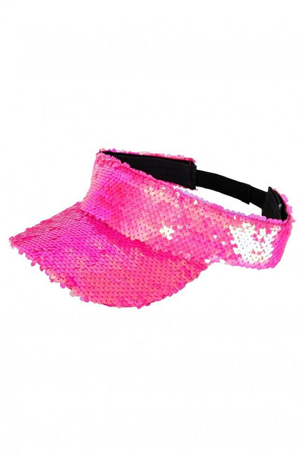 Sonnenblende mit Pailletten Rosa