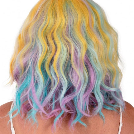 Perücke Alicia Halb lang mit Welle Pastellfarben