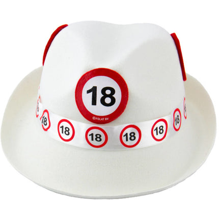 Hut 18 Jahre Verkehrsschild