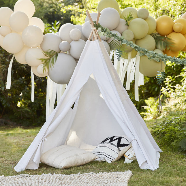 Weißes Tipi-Zelt 1,2 m