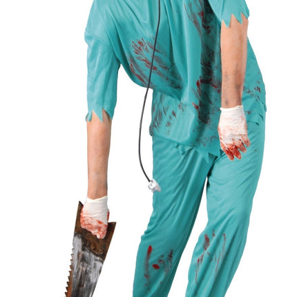 Zombie Halloween Kostüm Männer Chirurg