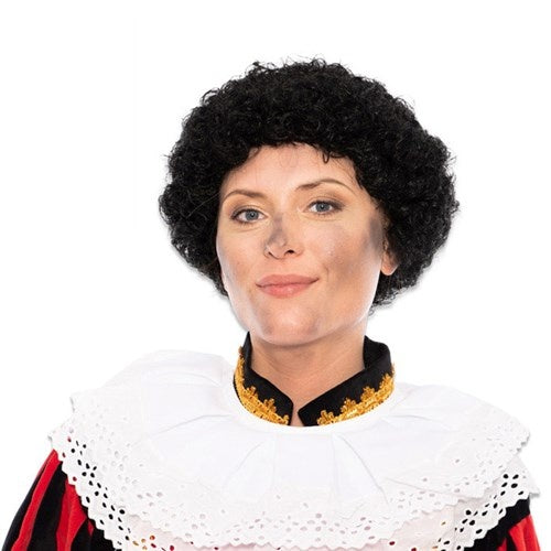 Perücke Luxus Schwarz