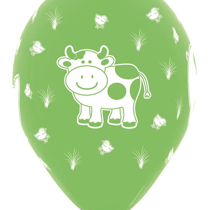 Ballons Bauernhof Tiere Mix 30cm 25Stk