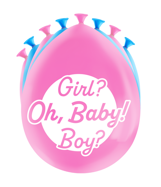 Gender Reveal Ballons 30cm 8Stück