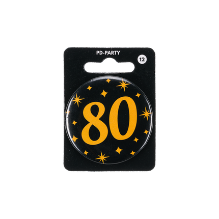 80 Jahre Button