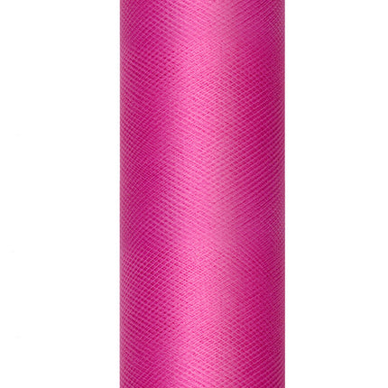 Fuchsia Tüllrolle 30cm 9m