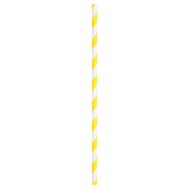 Bunte Strohhalme aus Papier 40 Stk.