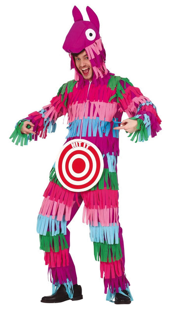 Pinata mit Dartscheibe Kostüm Männer