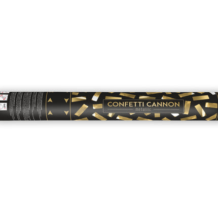 Konfettikanone Gold Metallic 40cm