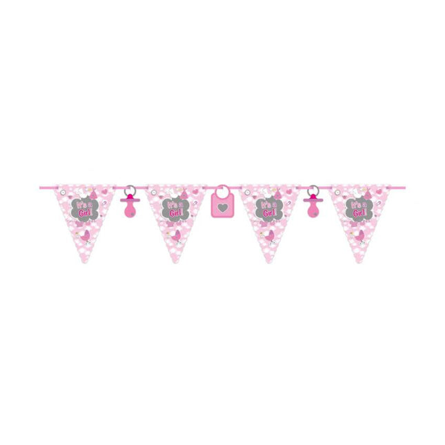 Geburtsgirlande Girl It's A Girl 6m