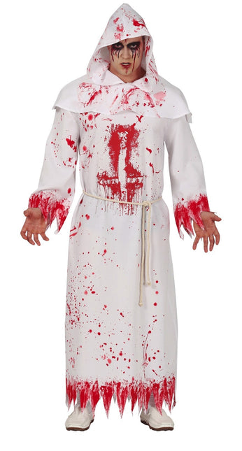Mönch Halloween Kostüm Männer Blutig L
