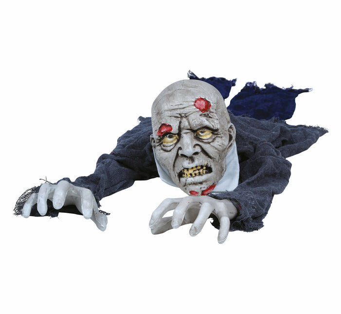 Halloween Tischdekoration Zombie mit Licht und Sound 1,4m
