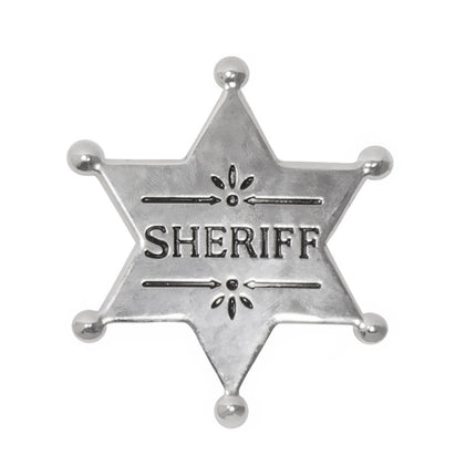 Abzeichen und Kette des Sheriffs