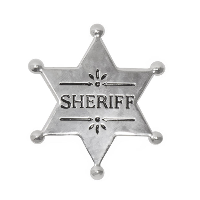 Abzeichen und Kette des Sheriffs