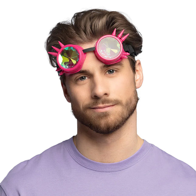 Neon Pink Glasses Festival