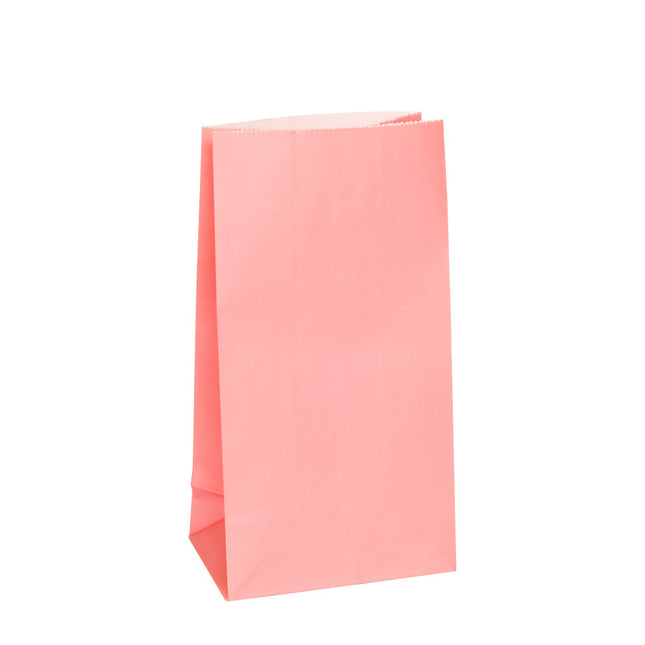 Partytüten Hellrosa Pastell 25cm 12 Stk.