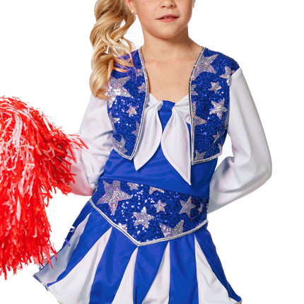 Cheerleader Anzug Blau Kind
