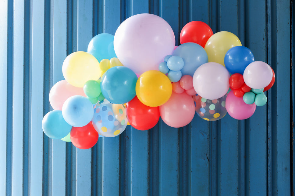 Ballons Dots Bunt 33cm 6Stück