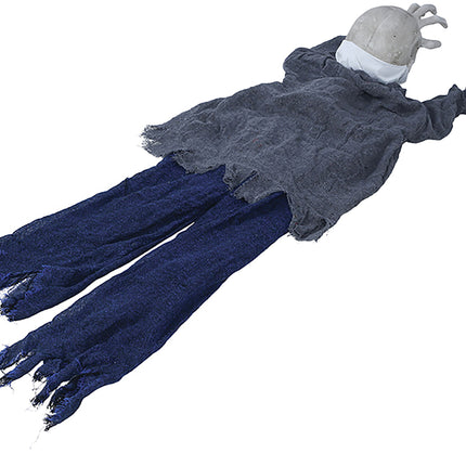 Halloween Tischdekoration Zombie mit Licht und Sound 1,4m