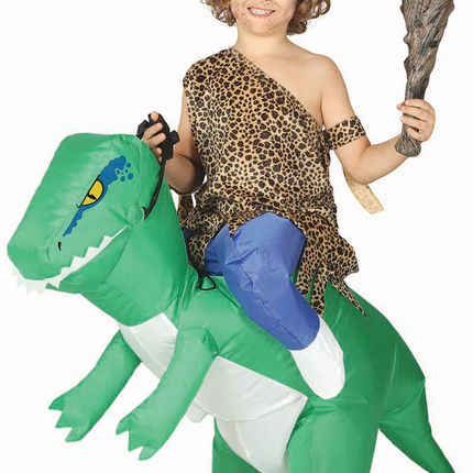 Dinosaurieranzug Kind aufblasbar 7/9 Jahre