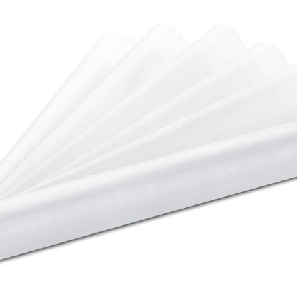Weißer Organza-Stoff 36cm 9m