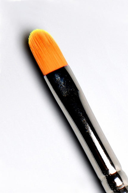 Schwarzer Schminkpinsel Flach Nr.4