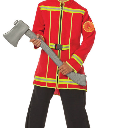 Feuerwehrmann Jacke Rot Junge