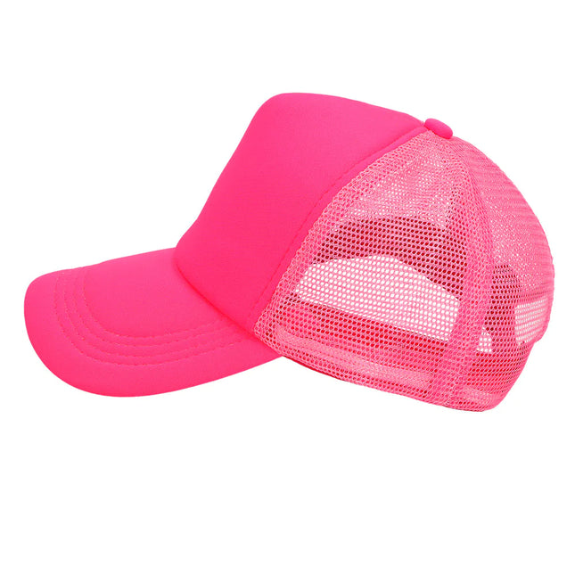 Neon Rosa Kappe Einstellbar